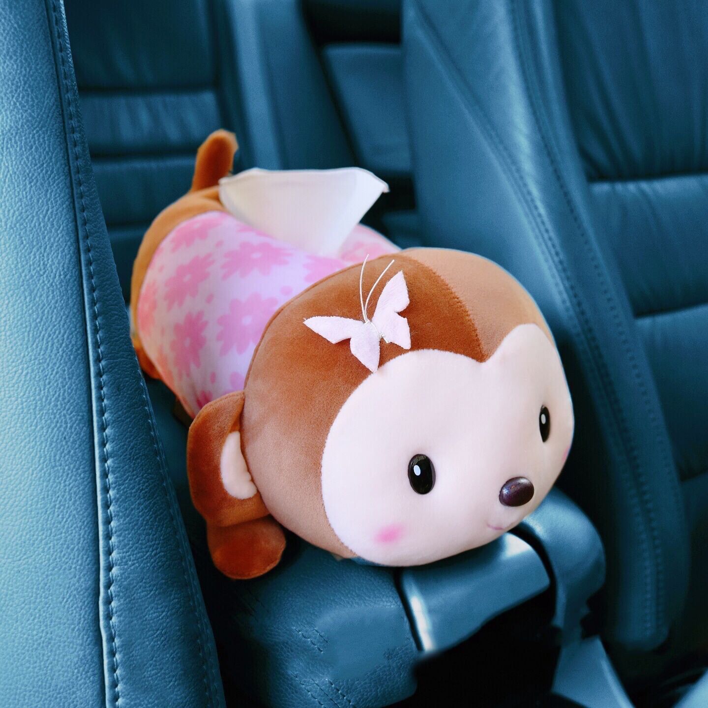 Creative & Cute Pipi Monkey Paper Towel Pumping Box, Car and Bathroom