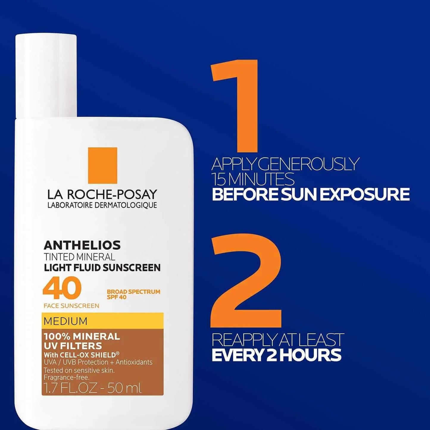 La Roche-Posay Tinted Mineral Light Fluid Sunscreen