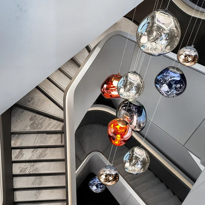 Modern Home Decor Light Lamps For staircase /Chandeliers for Living Room Hanging Light Indoor Lighting