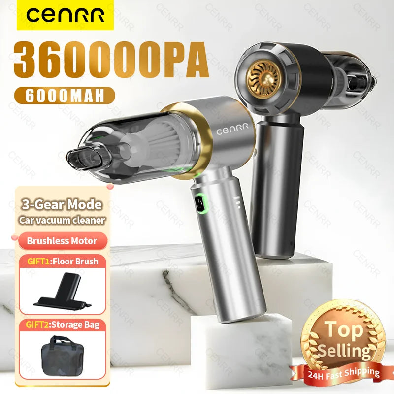 360000PA Car Vacuum Cleaners Home Appliance Wireless Cleaner Portable Handheld Powerful Vacuum Cleaner Cleaning Machine