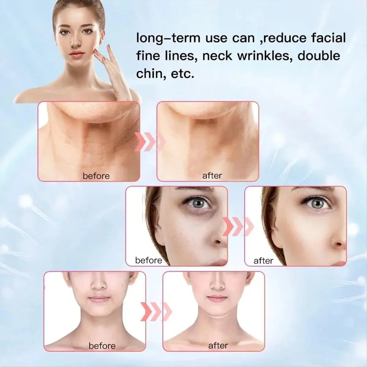 N18R Cervical Massager Neck Beauty Device Multi-Function Neck Massager Neck and Nasolabial Fold Removal Device