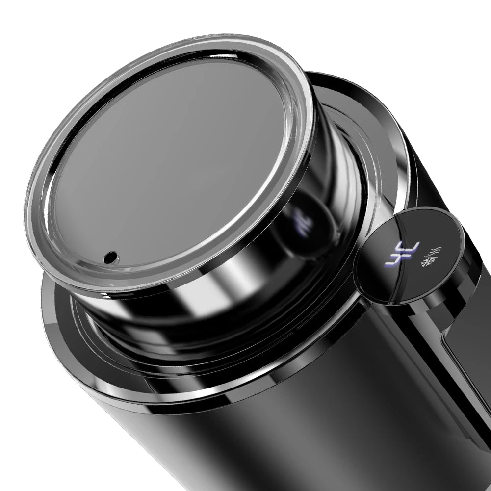 12V Smart Cooling & Heating Car Cup with Temp Display 2 in 1 Electric Coffee Milk Warmer Cooler Beverage Mug Holder