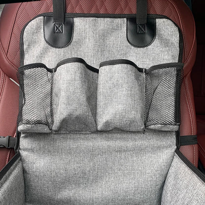 Pawfect Pet Car Booster Seat - Secure & Comfortable Ride for Small to Medium Dogs/Cats  with Handy Storage Pockets