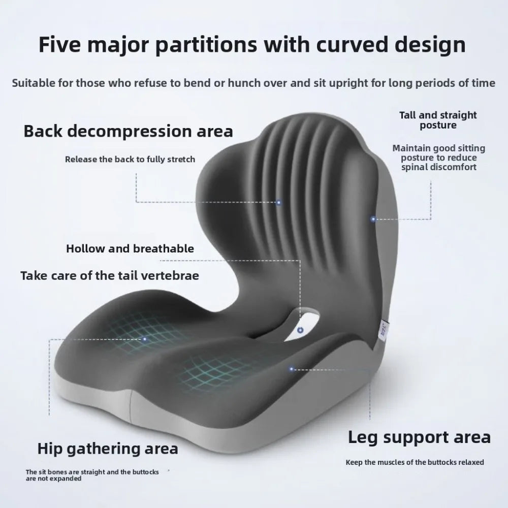 Soft Memory Cotton Seat Cushion Office Decompression Sitting Posture Correction