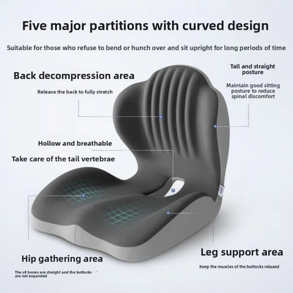 Soft Memory Cotton Seat Cushion Office Decompression Sitting Posture Correction