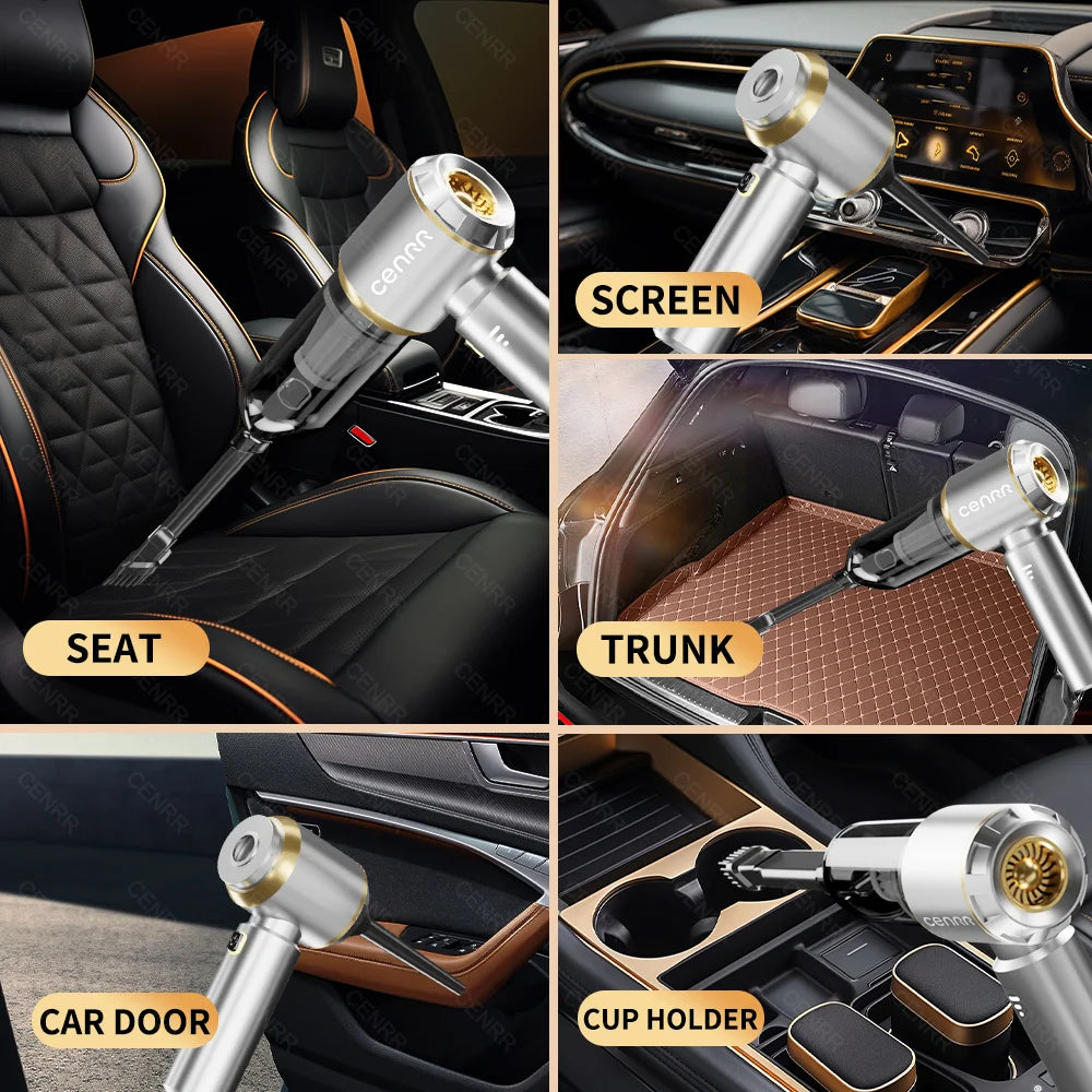 360000PA Car Vacuum Cleaners Home Appliance Wireless Cleaner Portable Handheld Powerful Vacuum Cleaner Cleaning Machine
