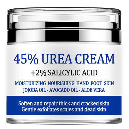 Urea Cream 42%, Foot Cream for Dry Cracked Heels, Moisturizing & Exfoliating Foot Cream 