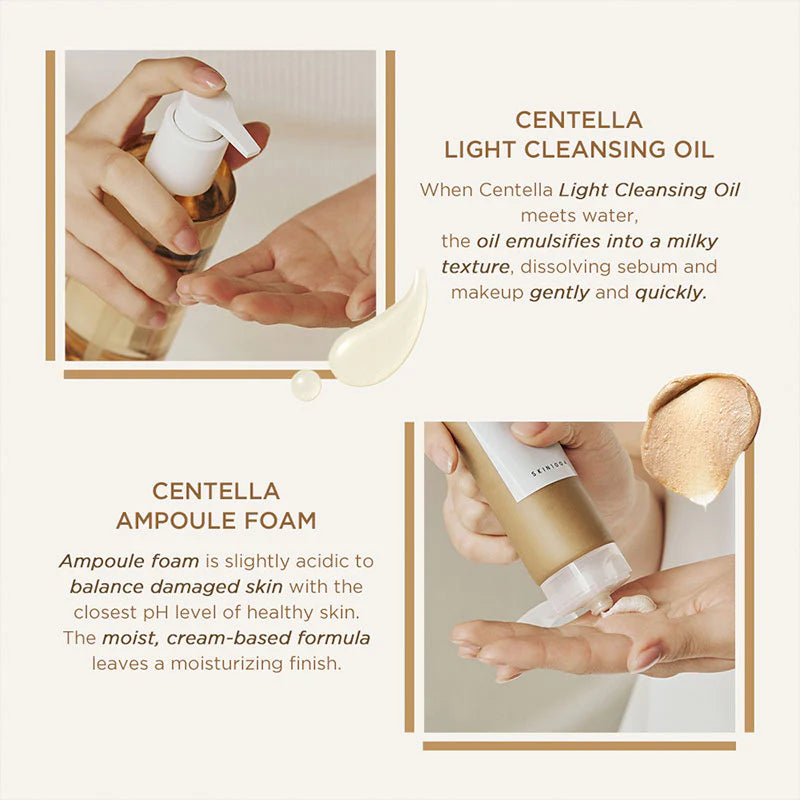 Madagascar Centella Double Cleansing Duo- Cleansing Oil & Cleanser