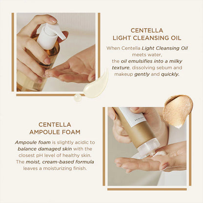Madagascar Centella Double Cleansing Duo- Cleansing Oil & Cleanser